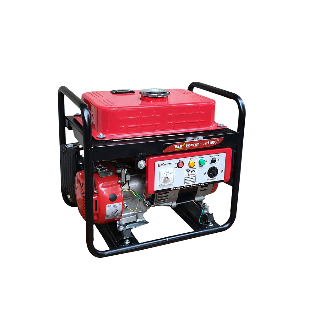 1.2 KVA light weight Portable smart Generator, Petrol Run Recoil Start, Model GE-1400R